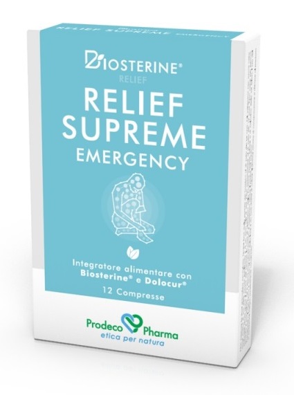 BIOSTERINE RELIEF SUPREME EMERGENCY 12 COMPRESSE - Gruppofarmastore.it