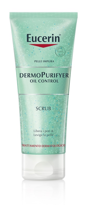 EUCERIN PELLE IMPURA DERMOPURIFYER OIL CONTROL SCRUB 100 ML - Gruppofarmastore.it