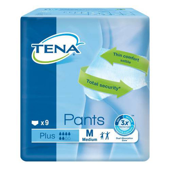 PANNOLONE PULL-UP TENA PANTS PLUS TAGLIA MEDIUM 9 PEZZI - Gruppofarmastore.it
