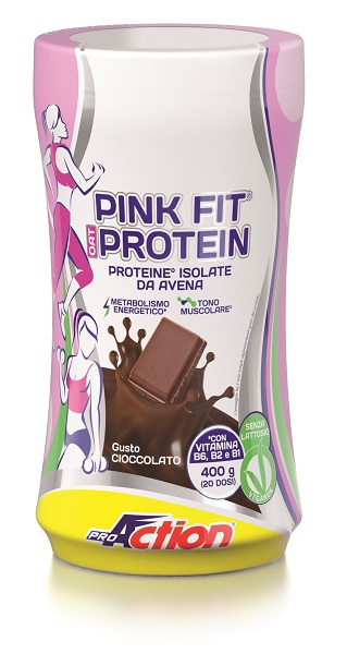 PROACTION PINK FIT PROTEIN AVENA SHAKE CIOCCOLATO 400 G - Gruppofarmastore.it