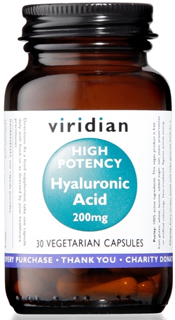 VIRIDIAN HYALURONIC ACID HIGH POTENCY 30 CAPSULE VIRIDIAN ACIDO IALURONICO ALTA CONCENTRAZIONE - Gruppofarmastore.it