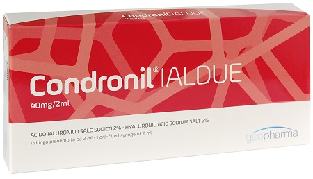 SIRINGA INTRA-ARTICOLARE CONDRONIL IALDUE PRERIEMPITA ACIDO IALURONICO SALE SODICO 40 MG 2 ML - Gruppofarmastore.it