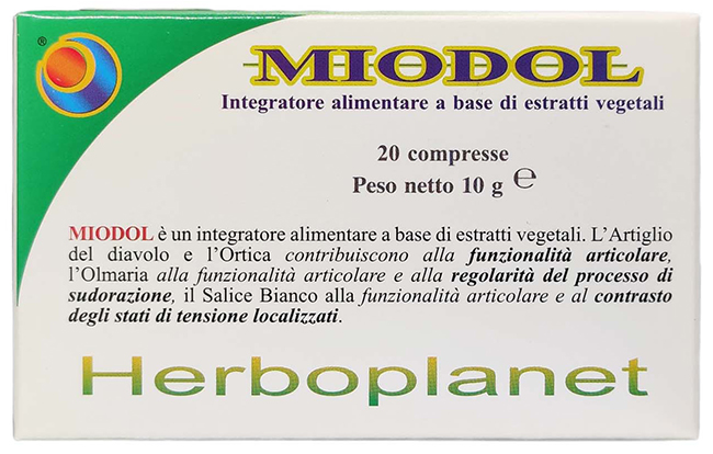 MIODOL 20 COMPRESSE BLISTER 10 G - Gruppofarmastore.it