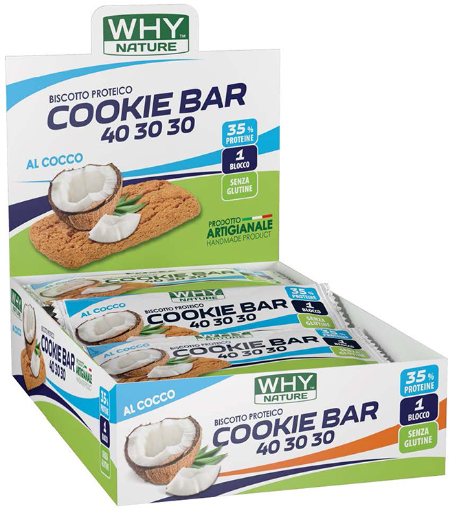 WHYNATURE COOKIE 40 30 30 COCCO 21 G - Gruppofarmastore.it