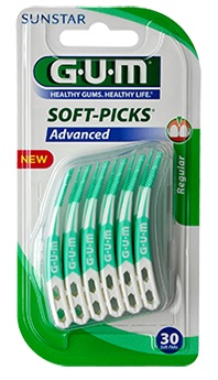 GUM SOFTPICKS ADVANCE SCOVOLINO SMALL GOMMA 30 PEZZI - Gruppofarmastore.it