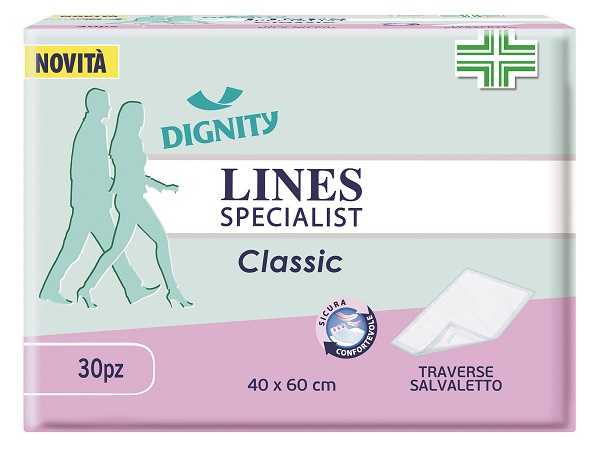 TRAVERSA PER INCONTINENZA LINES SPECIALIST CLASSIC 40X60 CM 30 PEZZI - Gruppofarmastore.it