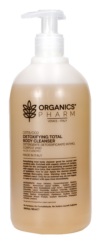 ORGANICS PHARM DETOXIFYING TOTAL BODY CLEANSER 500 ML - Gruppofarmastore.it