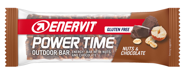 ENERVIT POWER TIME BARRETTA SENZA GLUTINE AL CIOCCOLATO 1 PEZZO - Gruppofarmastore.it