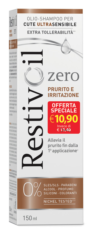 RESTIVOIL ZERO PRURITO E IRRITAZIONE OFFERTA SPECIALE 150 ML - Gruppofarmastore.it