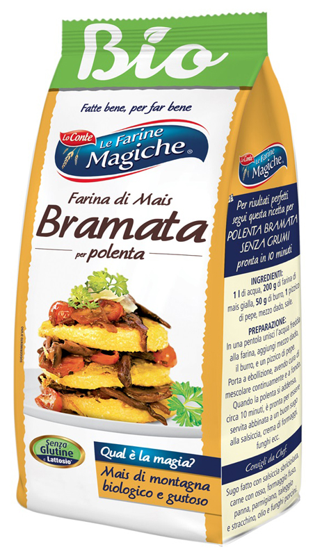 IPAFOOD LE FARINE MAGICHE FARINA DI MAIS GIALLA BRAMATA PER POLENTA 400 G - Gruppofarmastore.it