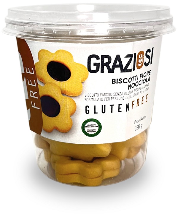 FIORE CON CREMA DI NOCCIOLA BISCOTTO 190 G - Gruppofarmastore.it