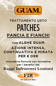 GUAM PATCHES TRATTAMENTO URTO PANCIA E FIANCHI 8 PEZZI - Gruppofarmastore.it
