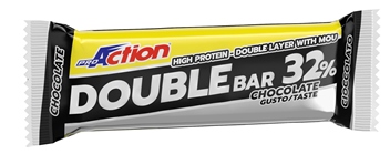 PROACTION DOUBLE BAR 32% CIOCCOLATO CARAMELLO 60 G - Gruppofarmastore.it