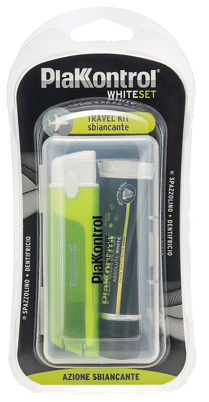 PLAKKONTROL WHITE SET TRAVEL KIT - Gruppofarmastore.it
