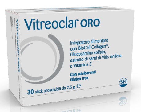 VITREOCLAR ORO 30 BUSTINE OROSOLUBILI DA 2,5 G - Gruppofarmastore.it