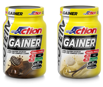 PROACTION PROTEIN GAINER CIOCO BISCOTTO 1 KG - Gruppofarmastore.it
