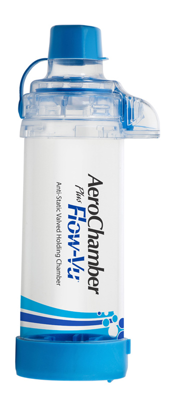 CAMERA DI TENUTA CON VALVOLA AEROCHAMBER PLUS FLOW PER ADULTI 5+ ANNI - Gruppofarmastore.it