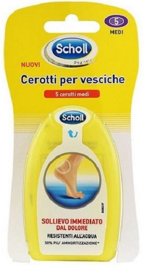 SCHOLL CEROTTI PER VESCICHE MEDIO 5 PEZZI - Gruppofarmastore.it
