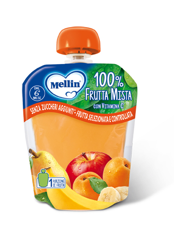 MELLIN 100% FRUTTA MISTA 90 G - Gruppofarmastore.it