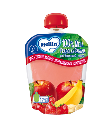 MELLIN POUCH MELA/FRAGOLA/BANANA 90 G - Gruppofarmastore.it