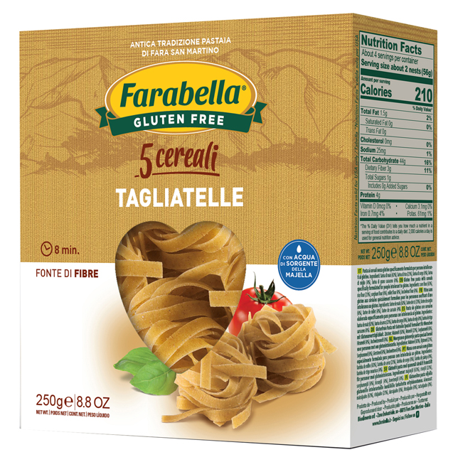 FARABELLA TAGLIATELLE AI 5 CEREALI 250 G - Gruppofarmastore.it