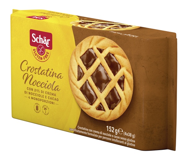 SCHAR CROSTATINA NOCCIOLA 4 MONOPORZIONI DA 38 G - Gruppofarmastore.it