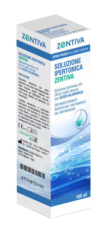 SOLUZIONE IPERTONICA ZENTIVA SPRAY NASALE 100 ML - Gruppofarmastore.it