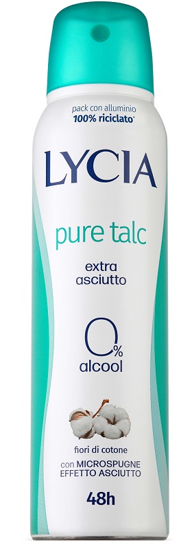 LYCIA SPRAY PURE TALC 150 ML - Gruppofarmastore.it