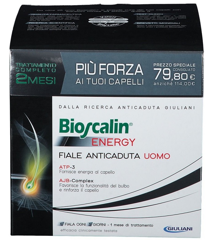 BIOSCALIN ENERGY FIALE DOPPIA TAGLIO PREZZO - Gruppofarmastore.it
