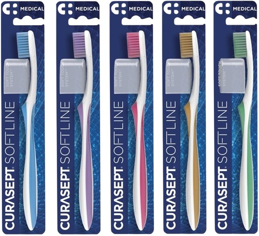 SPAZZOLINO CURASEPT SOFT MEDICAL MAGENTA - Gruppofarmastore.it