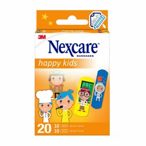 CEROTTI NEXCARE KIDS PLASTERS PROFESSIONS 20 PEZZI ASSORTITI - Gruppofarmastore.it