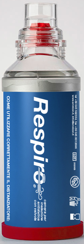 DISTANZIATORE RESPIRO CAMERA PER INALAZIONE ANTISTATICA CON VALVOLA RESPIRO - Gruppofarmastore.it