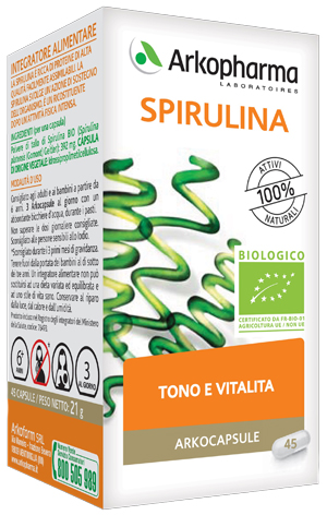 ARKO CAPSULE SPIRULINA BIO 45 CAPSULE - Gruppofarmastore.it