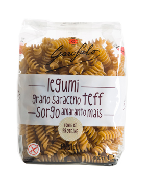 GAROFALO FUSILLI PASTA SENZA GLUTINE LEGUMI E CEREALI 400 G - Gruppofarmastore.it