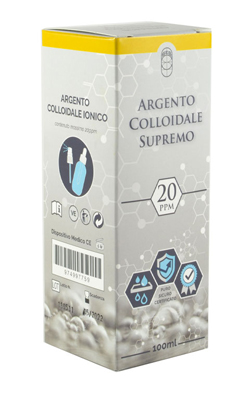 ARGENTO COLLOIDALE SUPREMO 20PPM 100 ML SPRAY + CONTAGOCCE - Gruppofarmastore.it