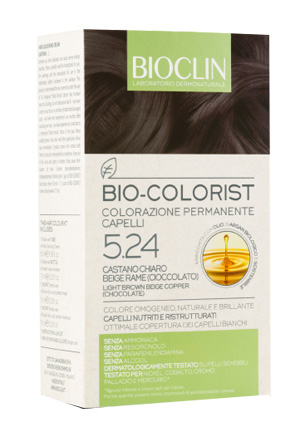 BIOCLIN BIO COLORIST 5,24 CASTANO CHIARO BEIGE RAME CIOCCOLATO - Gruppofarmastore.it