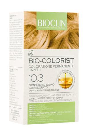BIOCLIN BIO COLORIST 10,3 BIONDO CHIARISSIMO EXTRA DORATO - Gruppofarmastore.it