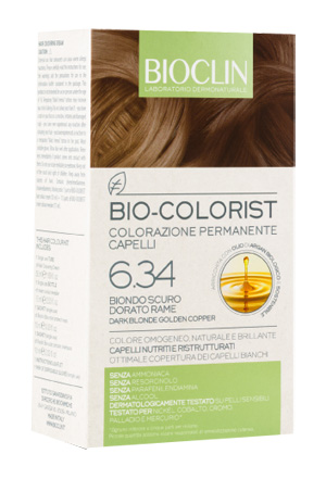 BIOCLIN BIO COLORIST 6,34 BIONDO SCURO DORATO RAME - Gruppofarmastore.it