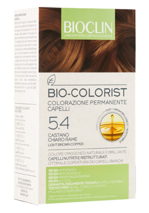 BIOCLIN BIO COLORIST 5,4 CASTANO CHIARO RAME - Gruppofarmastore.it