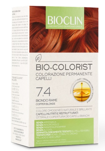 BIOCLIN BIO COLORIST 7,4 BIONDO RAME - Gruppofarmastore.it
