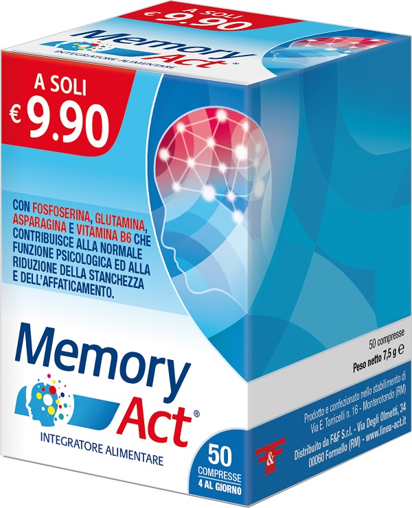 MEMORY ACT 50 COMPRESSE - Gruppofarmastore.it