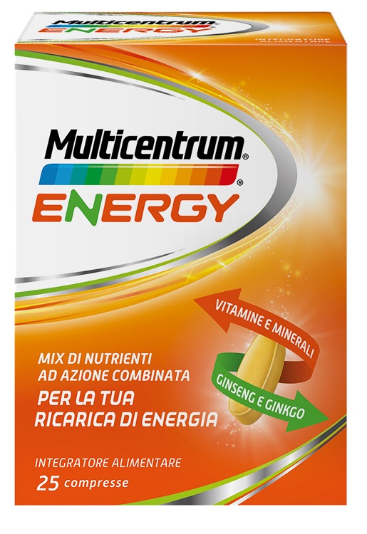 MULTICENTRUM MC ENERGY 25 COMPRESSE - Gruppofarmastore.it