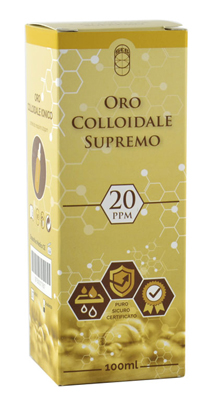 ORO COLLOIDALE SUPREMO 20PPM 100 ML - Gruppofarmastore.it