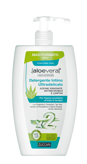 ALOEVERA2 DETERGENTE INTIMO ULTRADELICATO 400 ML - Gruppofarmastore.it