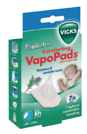 VICKS VAPOPADS ROSEMARY & LAVENDER SCENTE 7 PEZZI - Gruppofarmastore.it