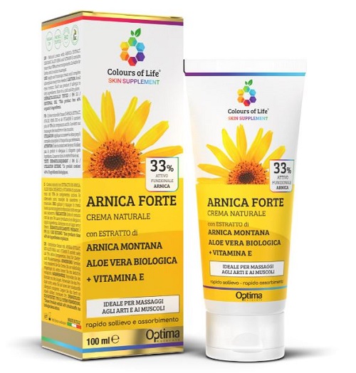 COLOURS OF LIFE SKIN SUPPLEMENT ARNICA FORTE 33% CREMA 100 ML - Gruppofarmastore.it