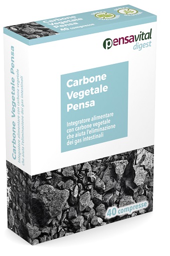 CARBONE VEGETALE PENSA 40 COMPRESSE - Gruppofarmastore.it
