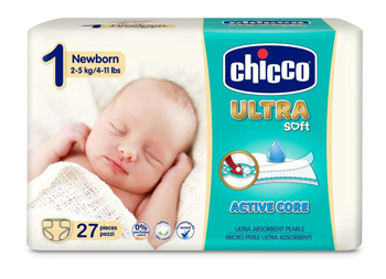 CHICCO PANNOLINO ULTRA CHICCHO NEWBORN 27 X 10 - Gruppofarmastore.it