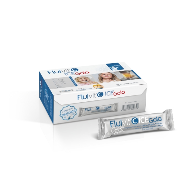 FLUIVIT C ICE GOLA 12 STICKPACK 12 ML - Gruppofarmastore.it