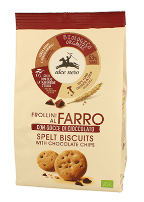 FROLLINO FARRO CON GOCCE CIOCCOLATO BIO - Gruppofarmastore.it